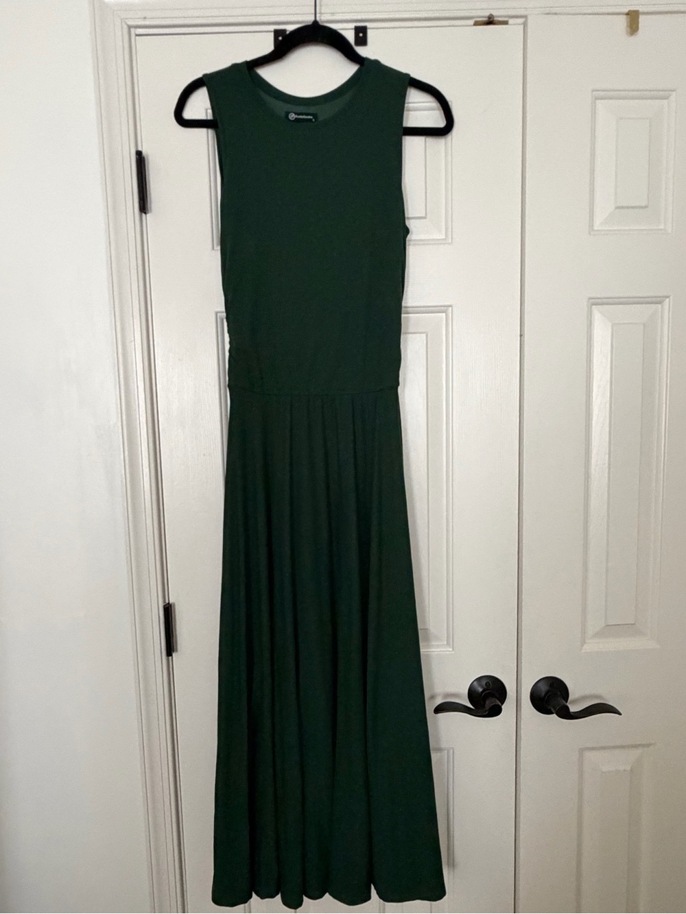 Sleeveless Forest Green Maxi Dress - Brand: unknown
